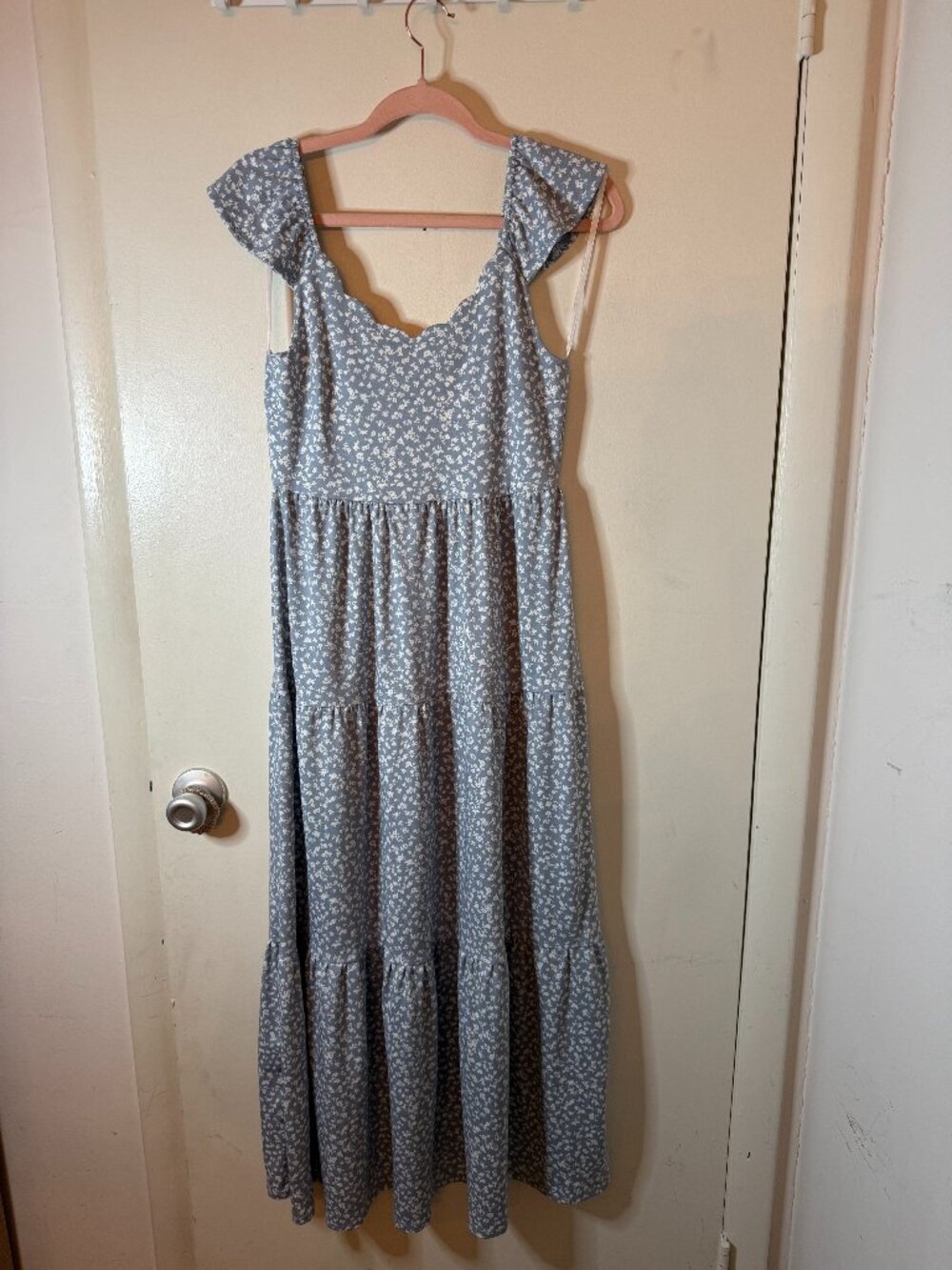 Blue Floral Dress